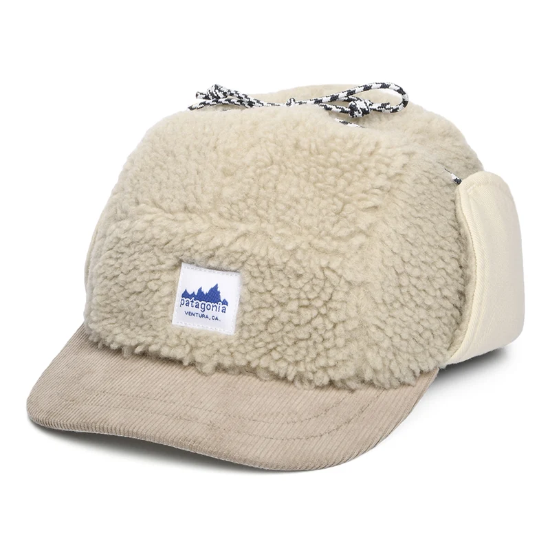 Casquette 5 Panel Avec Protège-Oreilles en Polaire Sherpa Range beige PATAGONIA