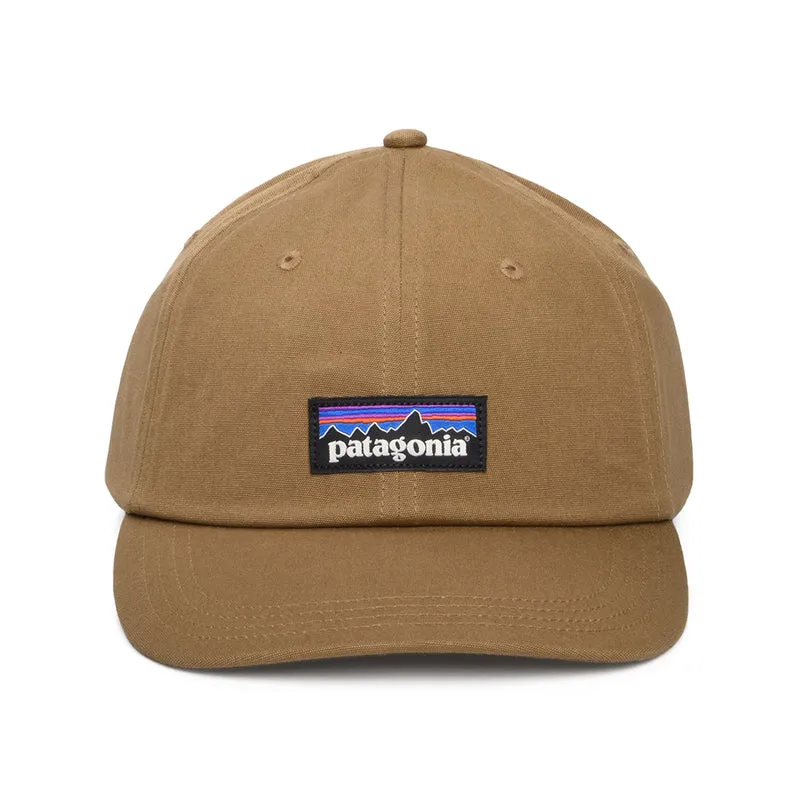 Casquette en Coton Bio P-6 Label Trad marron PATAGONIA