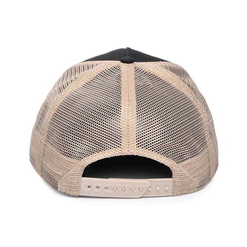 Casquette Trucker Bad Boy noir-beige GOORIN