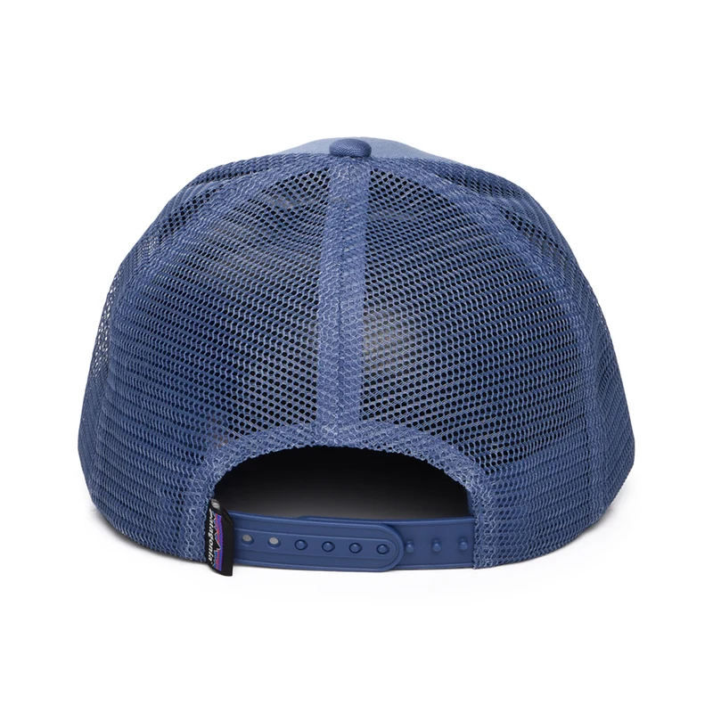 Casquette Trucker en Coton Bio LoPro P-6 Logo bleu PATAGONIA
