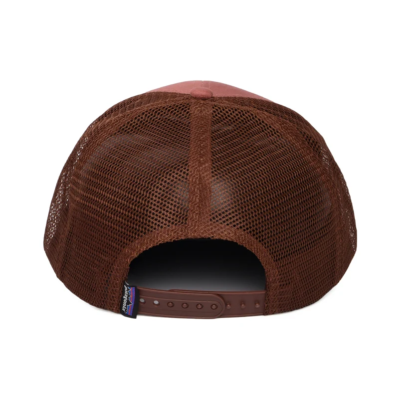 Casquette Trucker en Coton Bio P-6 Logo argile PATAGONIA