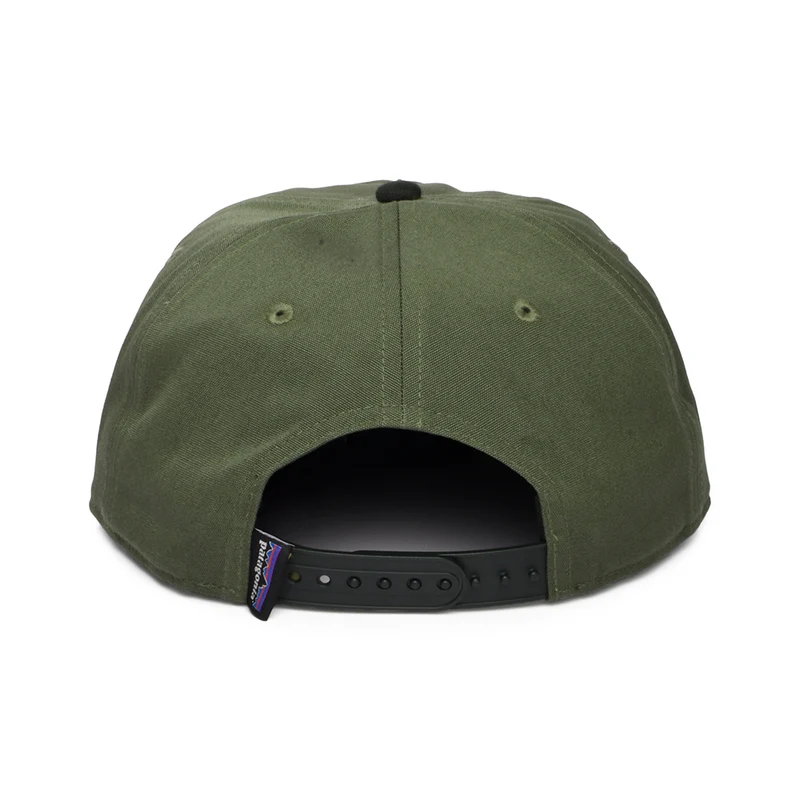 Casquette en Coton Bio Boardshort Label Funfarer vert PATAGONIA
