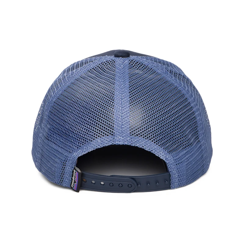 Casquette Trucker Enfant en Coton Bio Fitz Roy Foliage bleu marine PATAGONIA