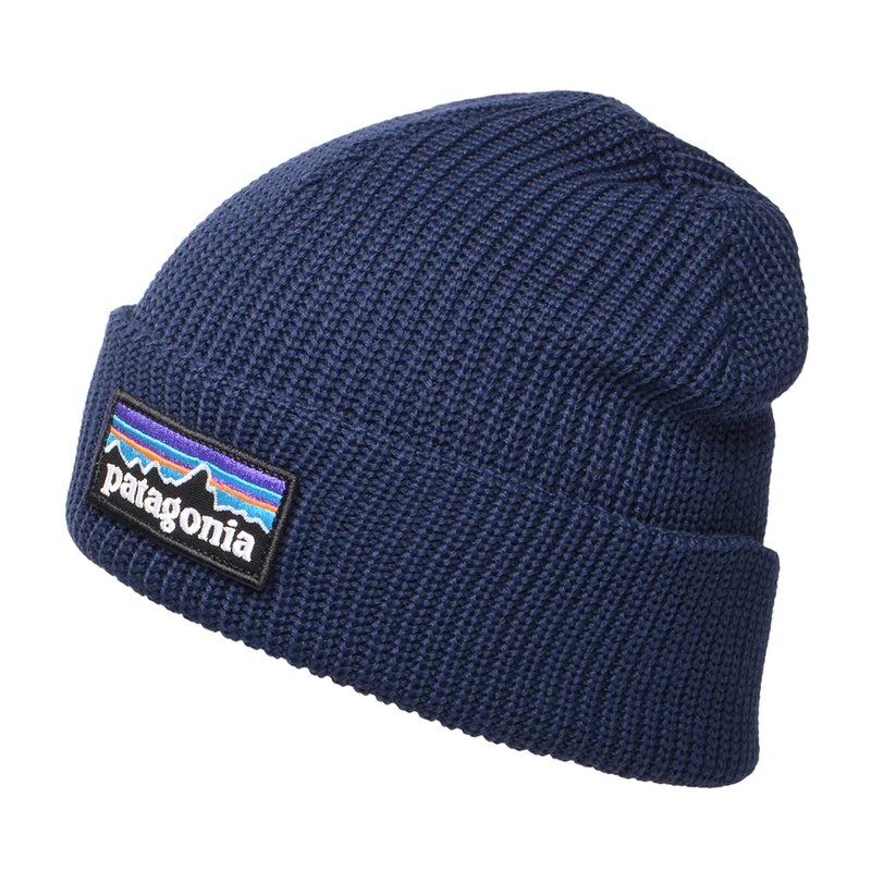 Bonnet Enfant Recyclé P-6 Logo bleu marine PATAGONIA