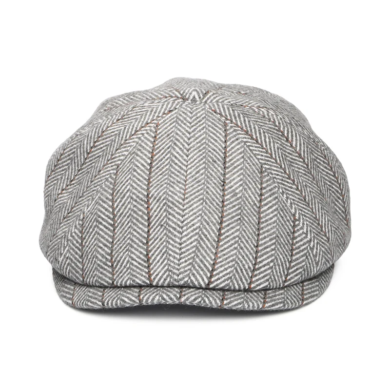 Casquette Gavroche à Chevrons Arley gris BAILEY