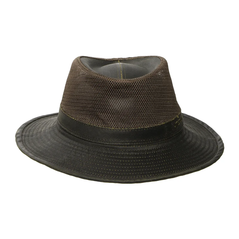 Chapeau Été Ventilé à Effet Usé marron STETSON