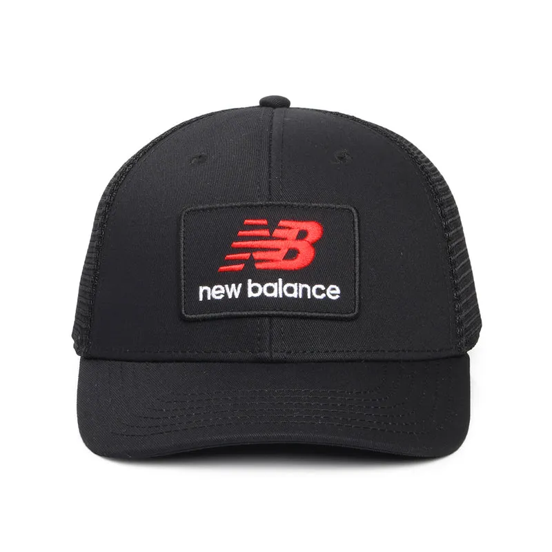 Casquette Trucker NB Stacked Patch Logo noir NEW BALANCE