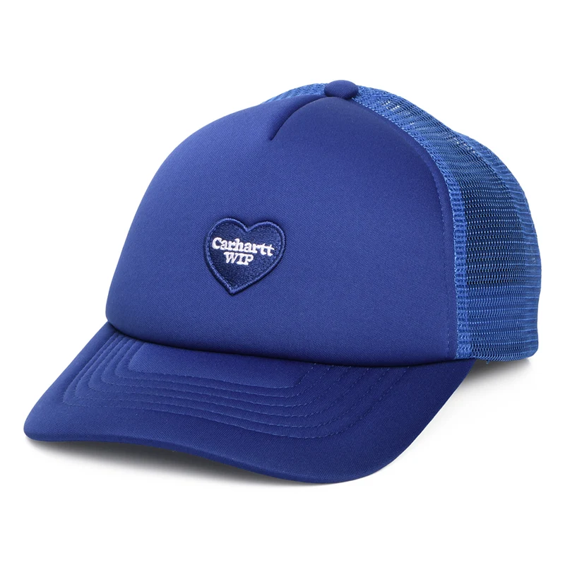 Casquette Trucker Heart Patch bleu profond CARHARTT WIP