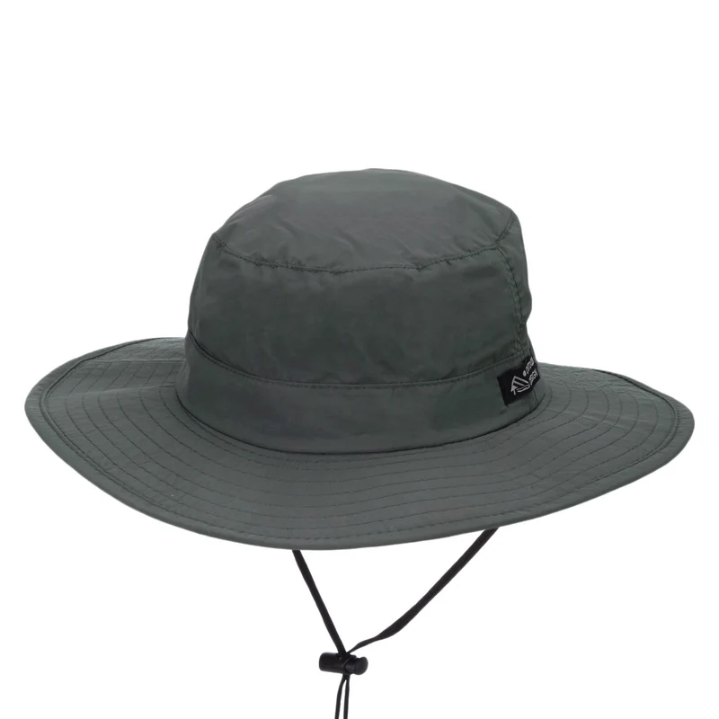 Chapeau Bob Boonie Pliable à Bord Large Evergreen gris DORFMAN PACIFIC