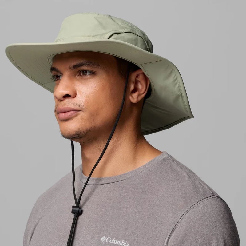 Chapeau Bob Boonie avec Rabat Coolhead Zero IV olive clair COLUMBIA