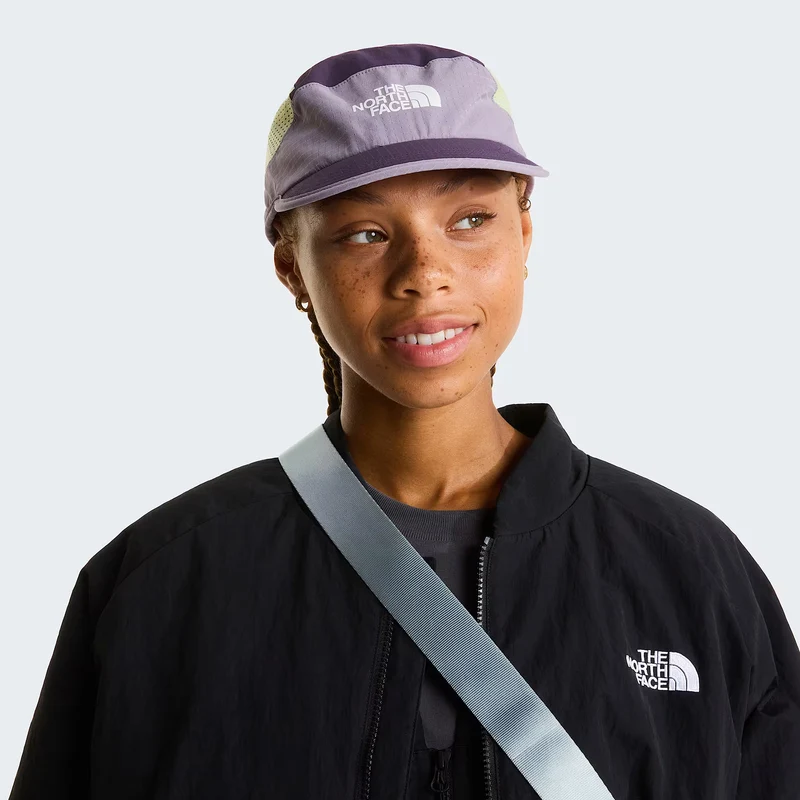 Casquette 5 Panel Running Summer LT violet-citron vert THE NORTH FACE