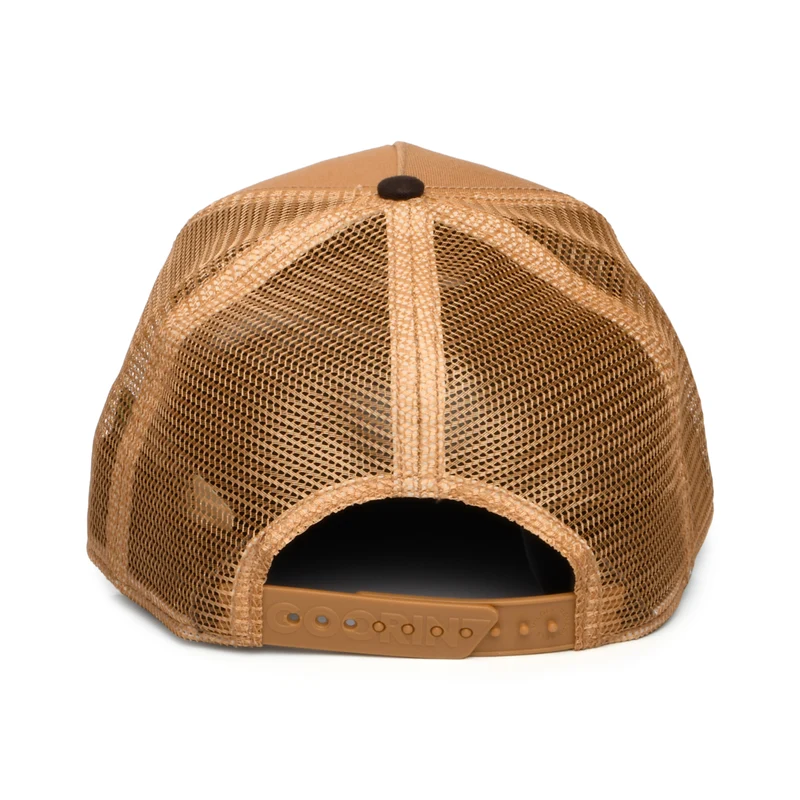 Casquette Trucker Nuts beige sable-marron GOORIN
