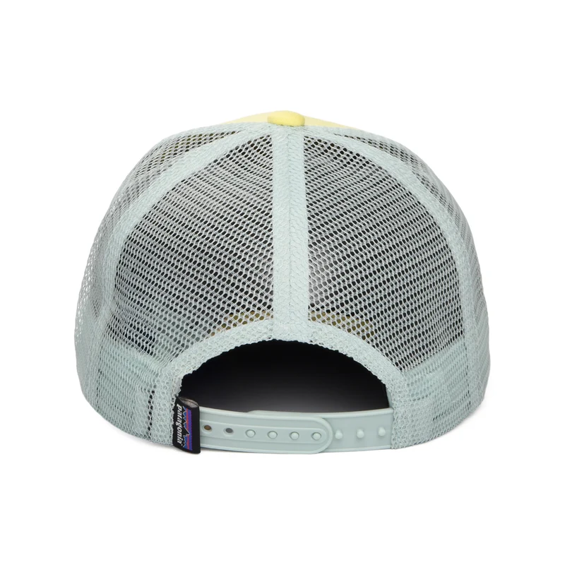 Casquette Trucker Enfant en Coton Bio Boardshort Logo citron-vert aqua PATAGONIA