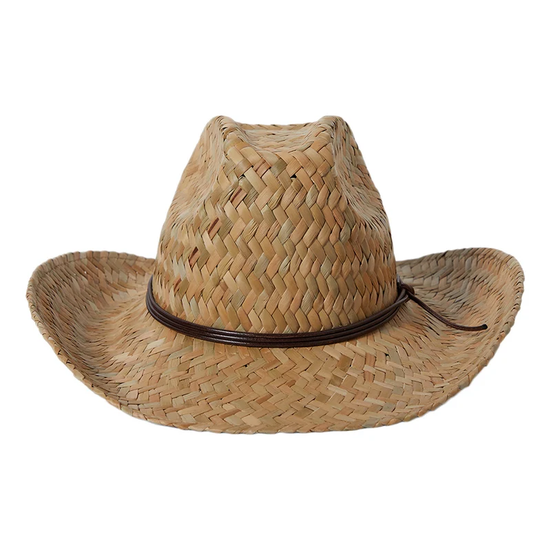 Chapeau de Cowboy en Paille Houston II beige sable BRIXTON