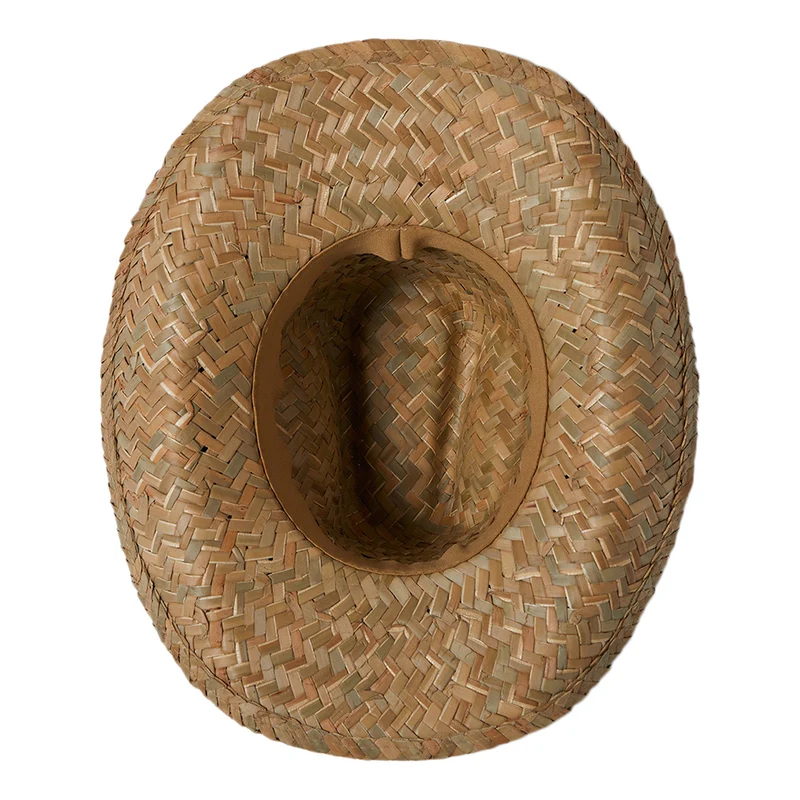Chapeau de Cowboy en Paille Houston II beige sable BRIXTON