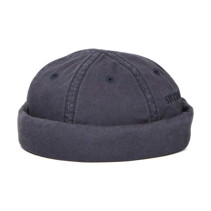 Bonnet Miki Breton en Coton bleu marine STETSON