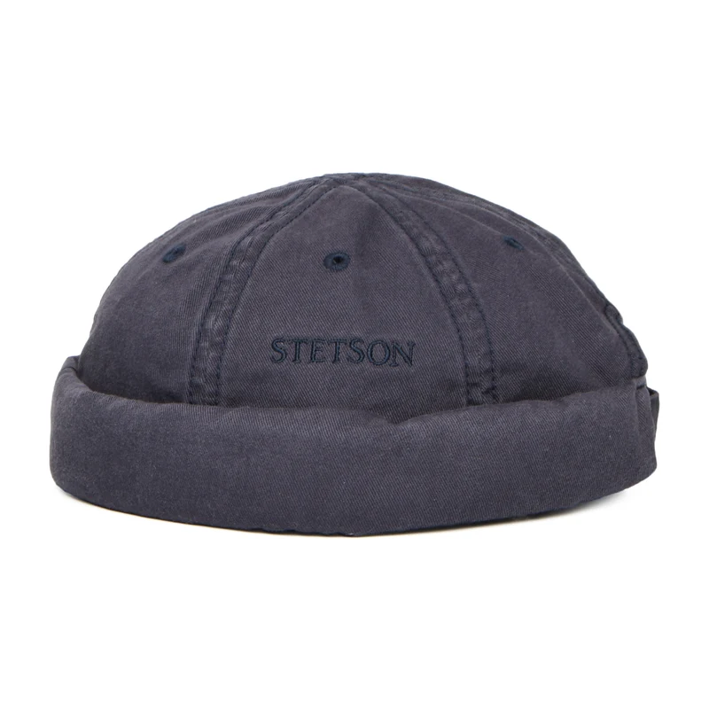 Bonnet Miki Breton en Coton bleu marine STETSON