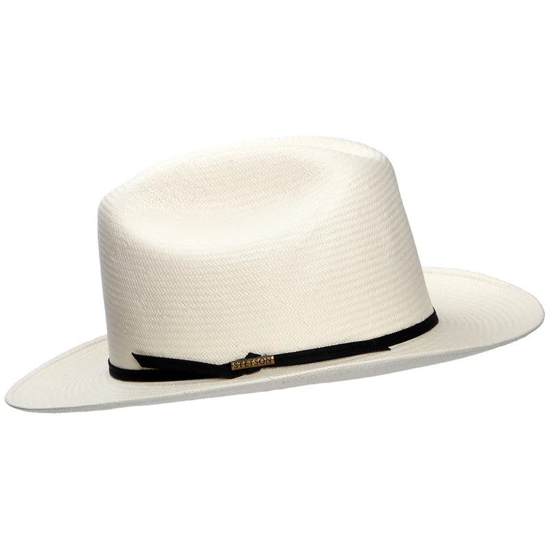 Chapeau de Cowboy en Paille Toyo Open Road blanc cassé STETSON