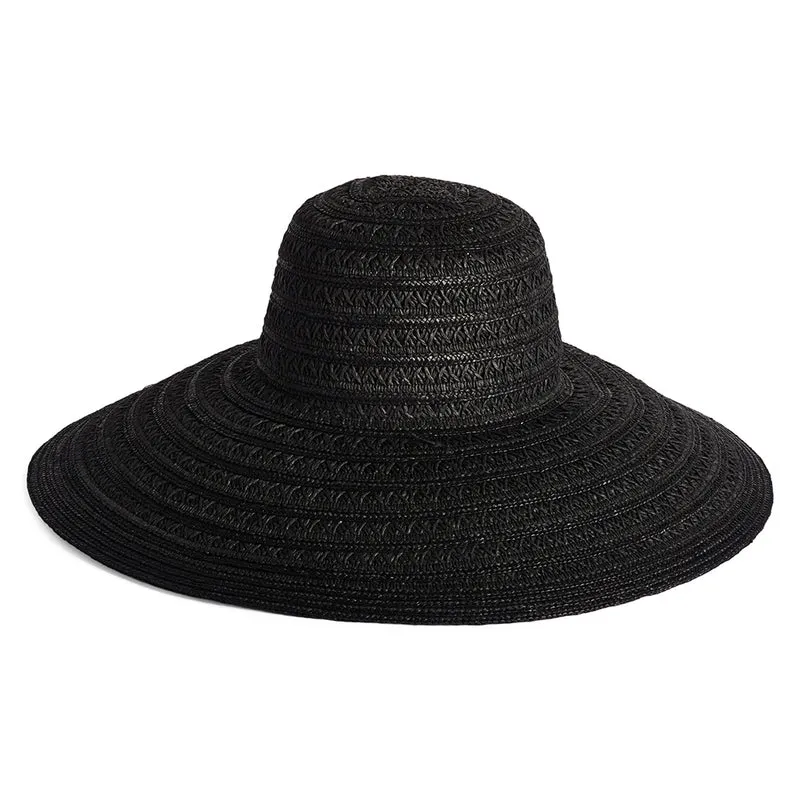 Chapeau Été à Bord Large Rousham noir FAILSWORTH