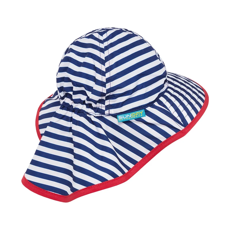 Chapeau Été Bébé Sunsprout bleu marine-blanc SUNDAY AFTERNOONS
