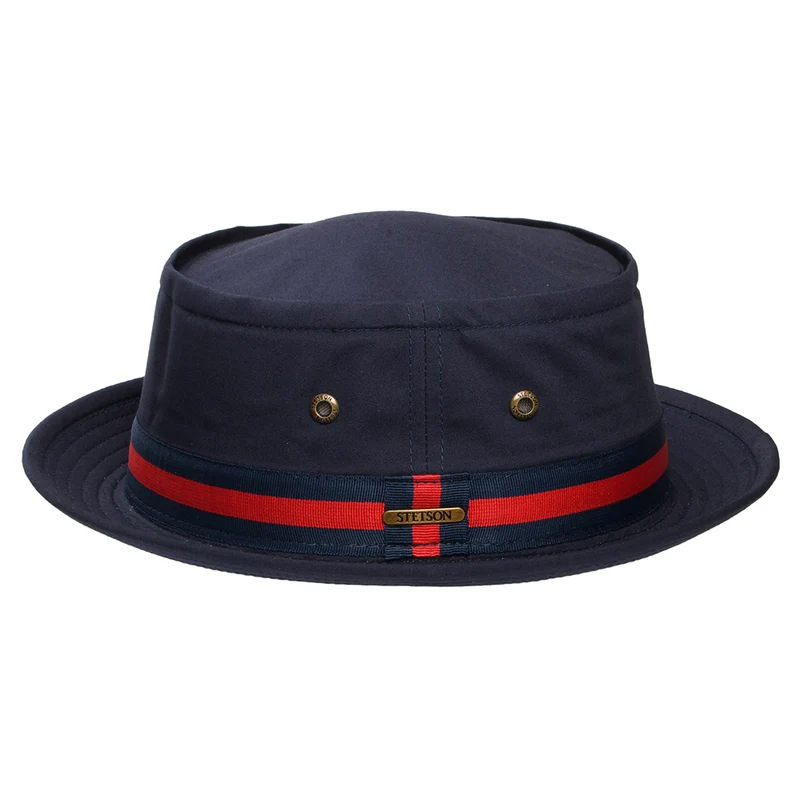 Chapeau Pork Pie Bob Marin bleu marine foncé STETSON