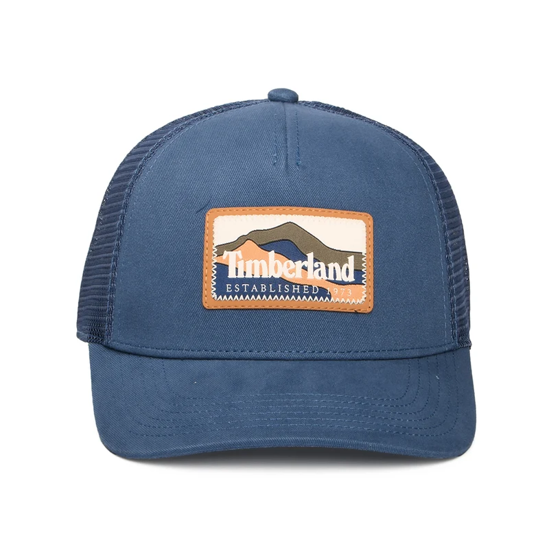 Casquette Trucker Mountain Patch bleu TIMBERLAND