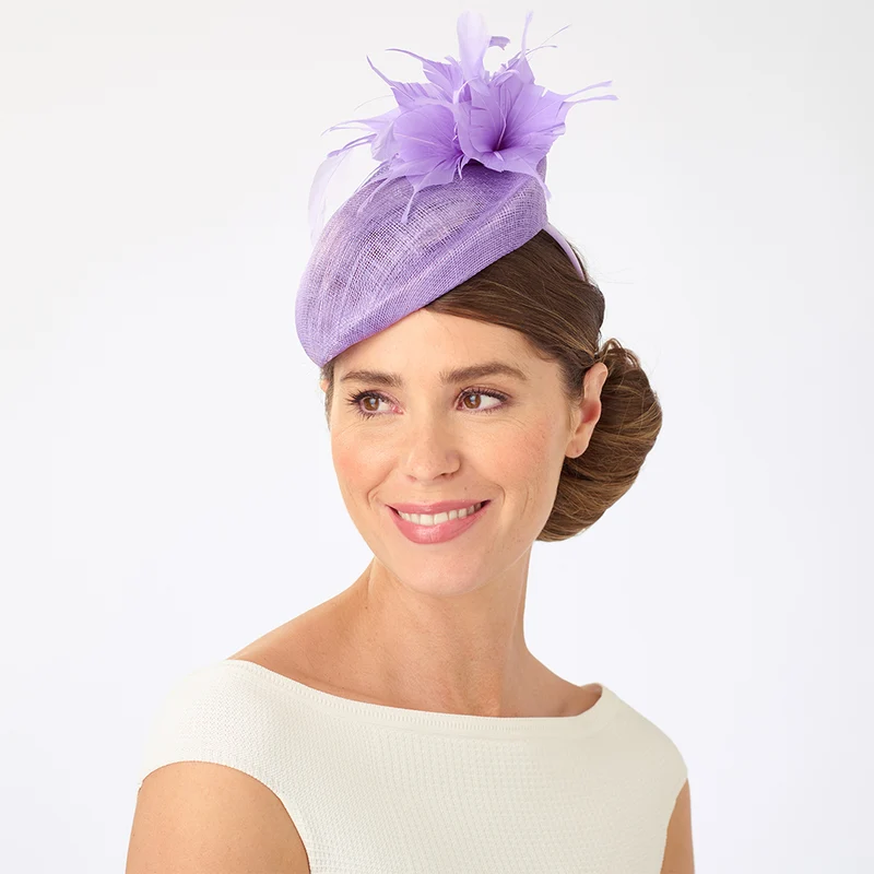 Chapeau Calot Elena violette FAILSWORTH