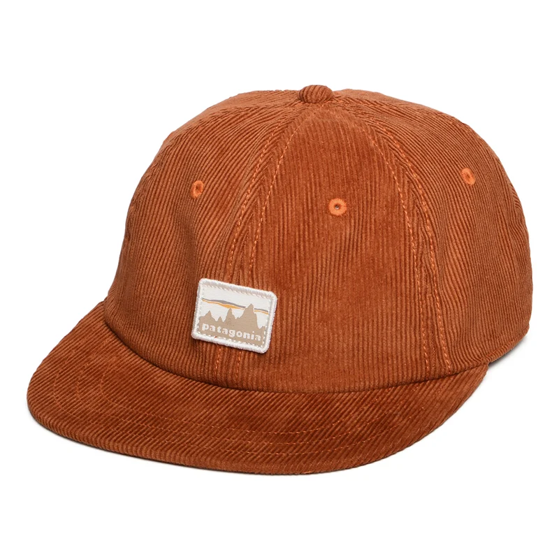 Casquette Snapback en Velours Côtelé 73 Skyline sienne brûlée PATAGONIA