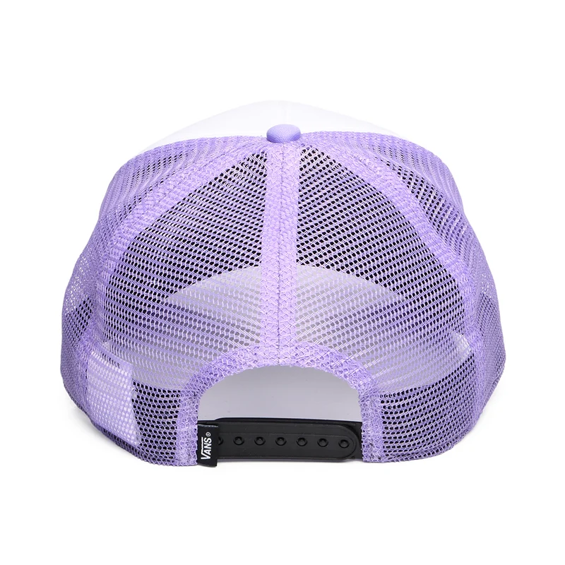 Casquette Trucker à Visière Incurvée Classic Patch blanc-lilas VANS