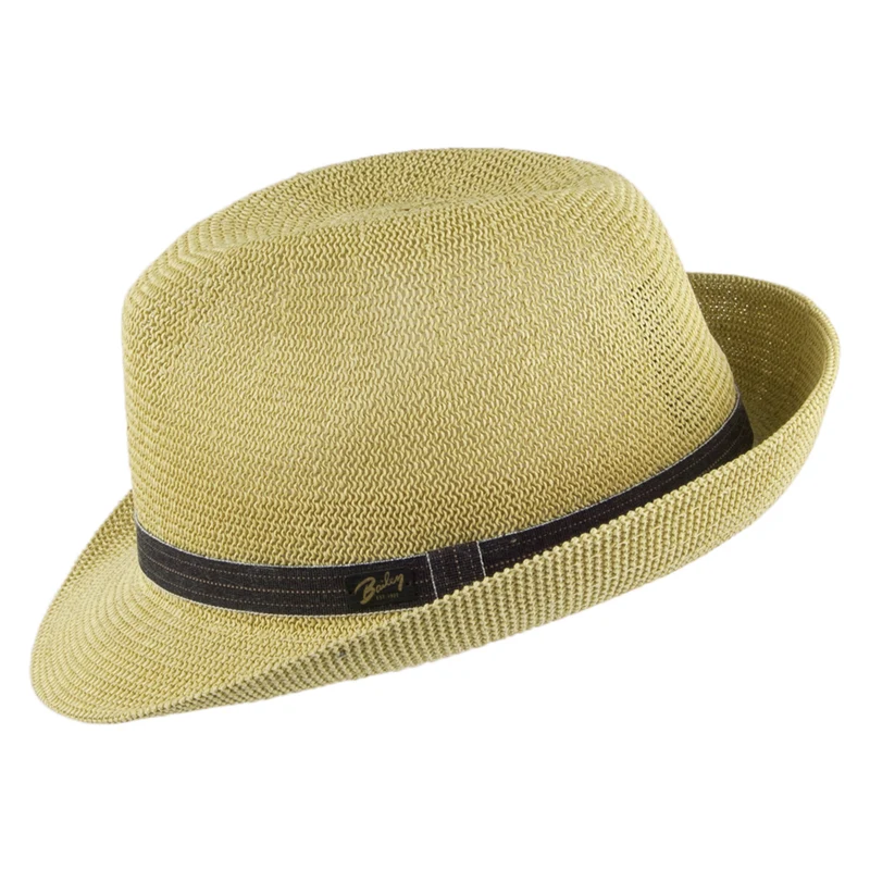 Chapeau Trilby en Paille Toyo Elliot naturel BAILEY