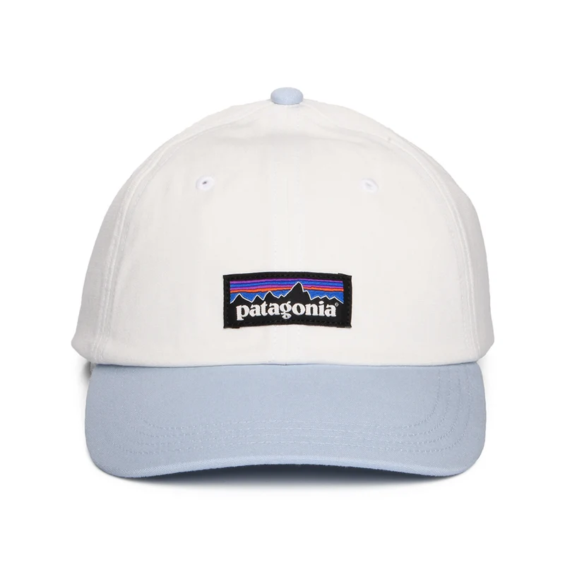 Casquette en Coton Bio P-6 Label Trad crème-bleu clair PATAGONIA