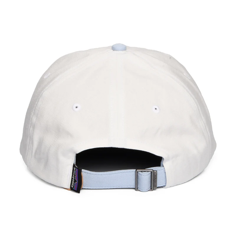 Casquette en Coton Bio P-6 Label Trad crème-bleu clair PATAGONIA