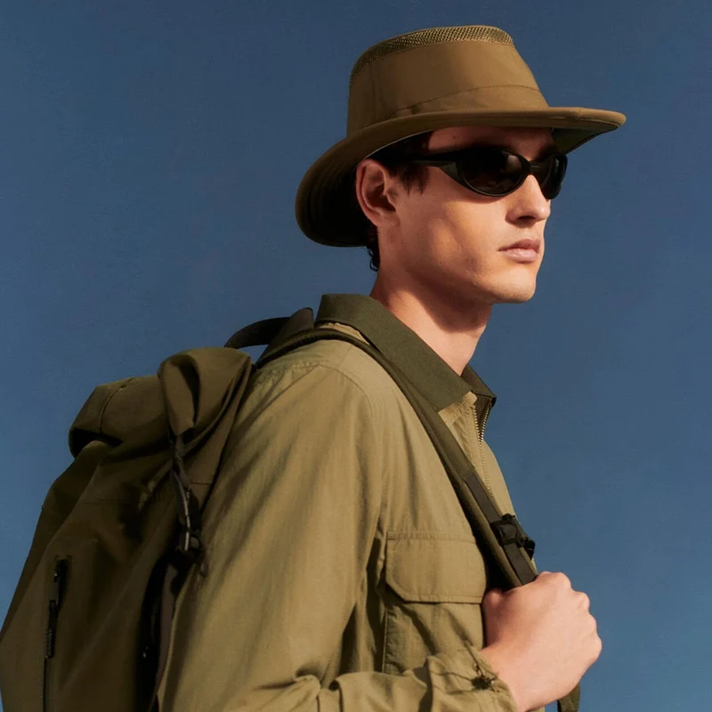 Chapeau Été Pliable LTM5 Airflo olive TILLEY
