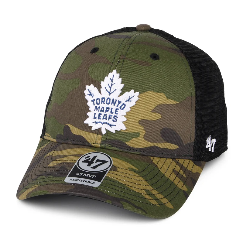 Casquette Trucker MLB Camo Branson MVP Toronto Maple Leafs camouflage 47 BRAND