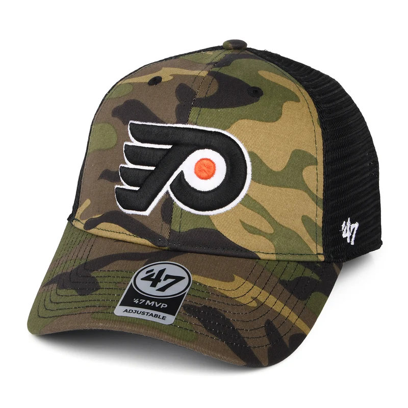 Casquette Trucker MLB Camo Branson MVP Philadelphia Flyers camouflage 47 BRAND