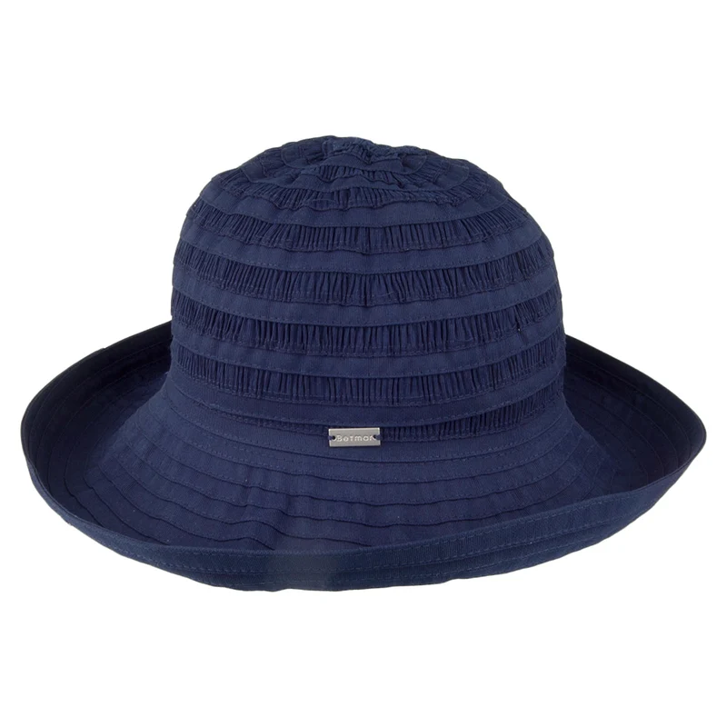 Chapeau Été Pliable Classic Sunshade bleu marine BETMAR