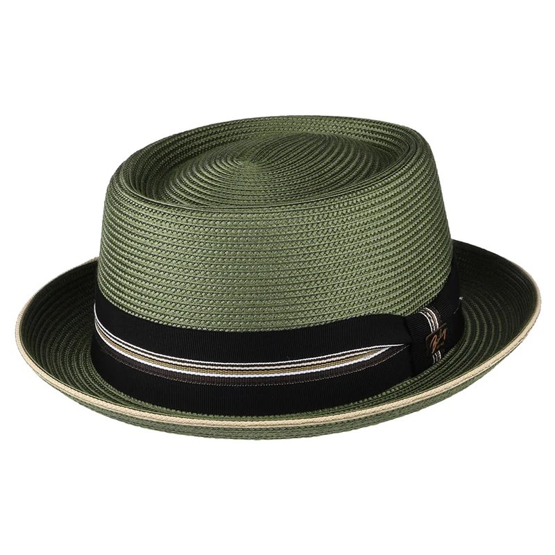 Chapeau Pork Pie Carver vert BAILEY