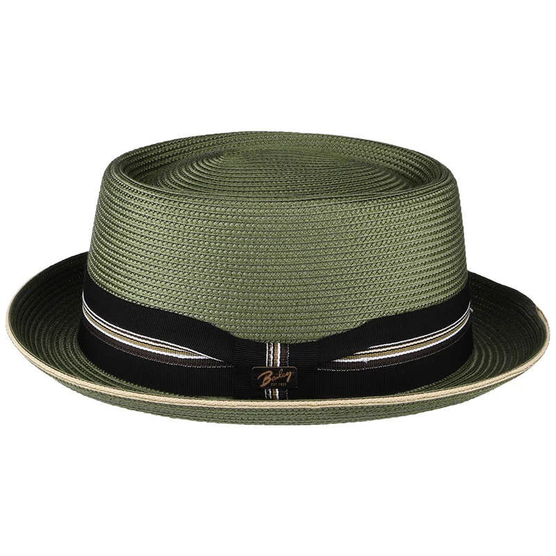 Chapeau Pork Pie Carver vert BAILEY