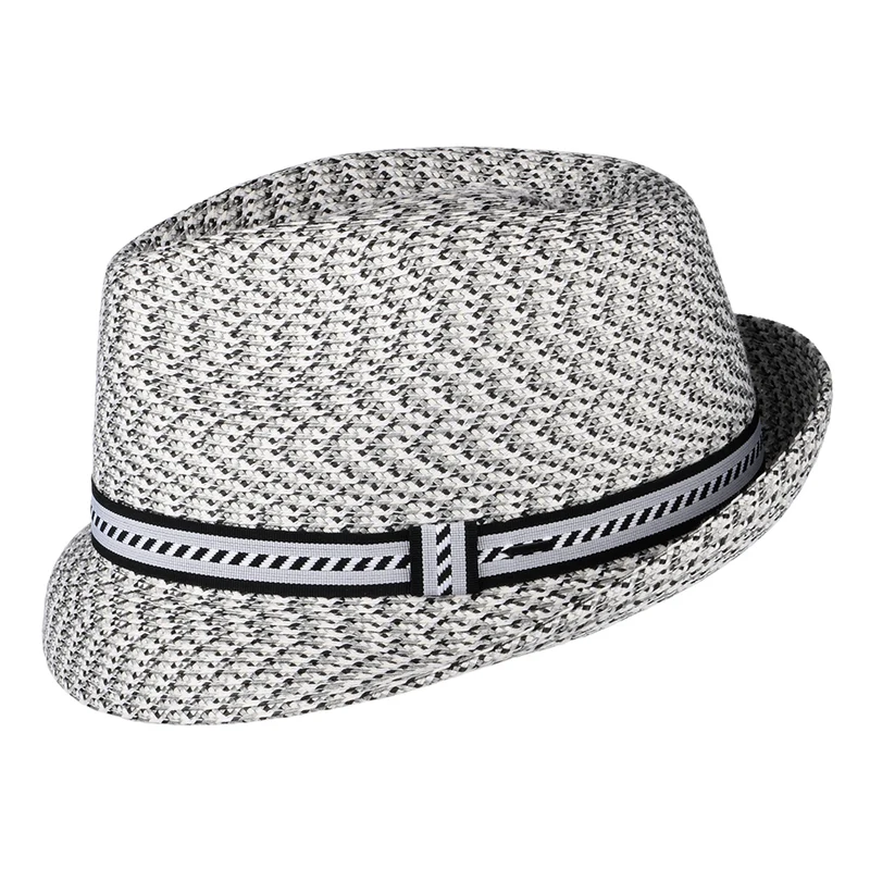 Chapeau Trilby Mannes mélange de gris BAILEY