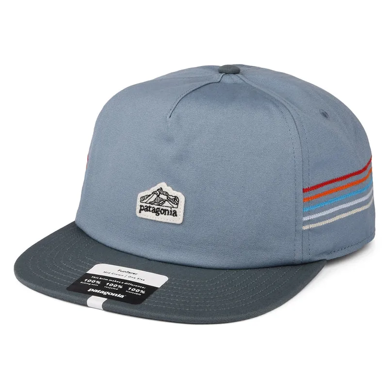 Casquette Snapback Line Logo Ridge Stripe Funfarer bleu fumée PATAGONIA