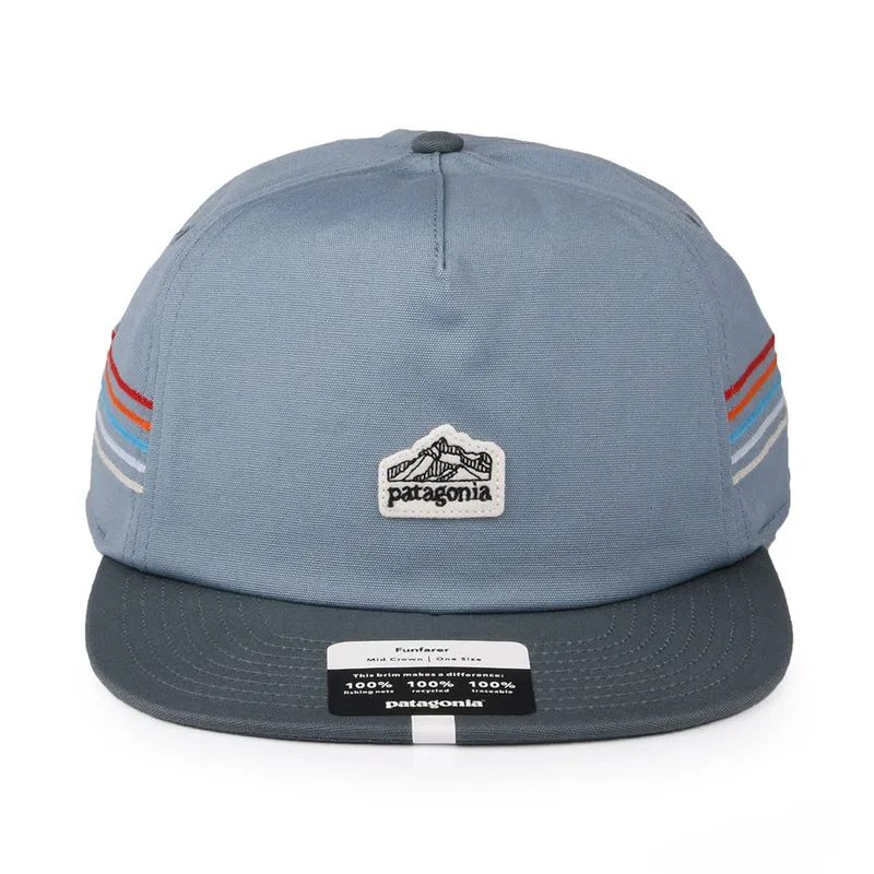 Casquette Snapback Line Logo Ridge Stripe Funfarer bleu fumée PATAGONIA