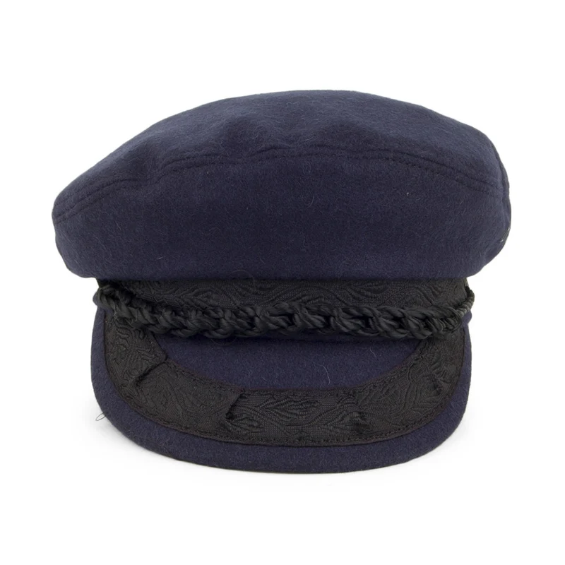 Casquette de Marin Grec en Laine bleu marine JAXON & JAMES