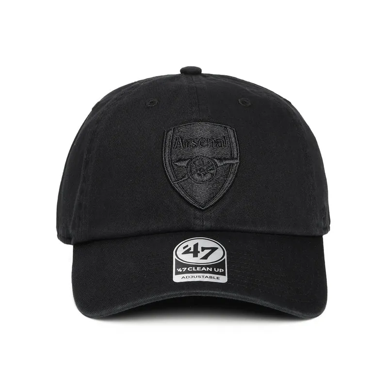 Casquette Clean Up Arsenal FC noir sur noir 47 BRAND