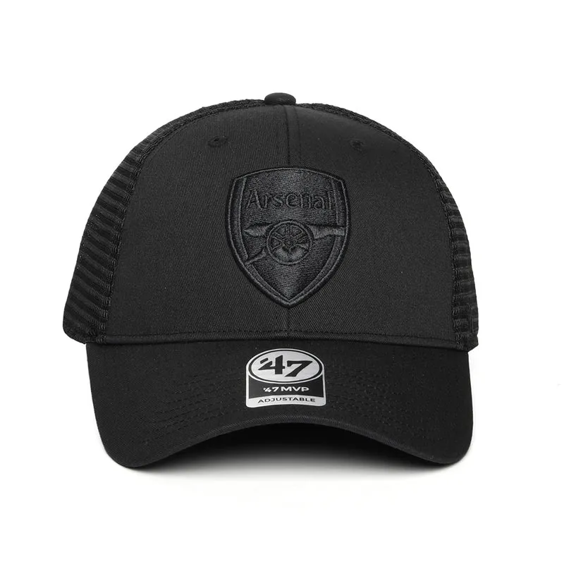 Casquette Trucker Branson MVP Arsenal FC noir sur noir 47 BRAND