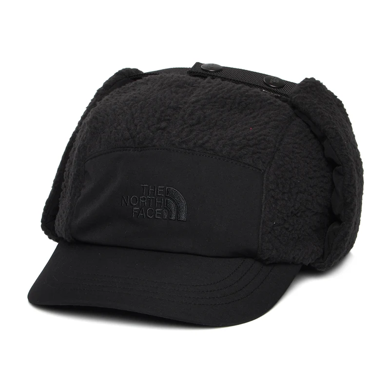 Casquette 5 Panel Hydrofuge en Polaire Avec Protège-Oreilles Cragmont noir THE NORTH FACE