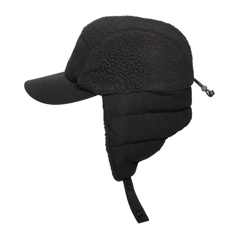 Casquette 5 Panel Hydrofuge en Polaire Avec Protège-Oreilles Cragmont noir THE NORTH FACE