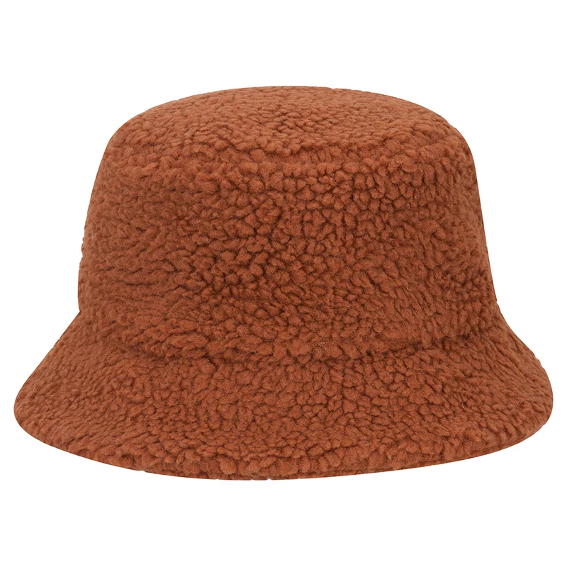Chapeau Bob en Fausse Fourrure Sherpa Kirsten rouille SCALA