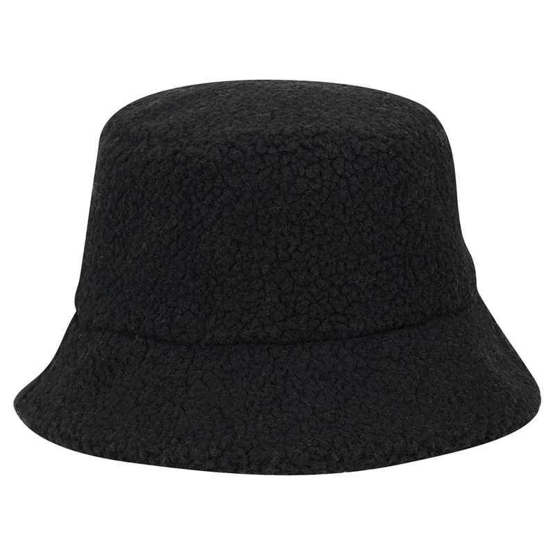 Chapeau Bob en Fausse Fourrure Sherpa Kirsten noir SCALA