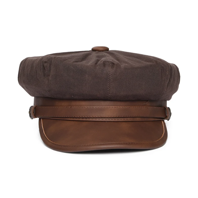 Casquette de Motard Rebelle marron JAXON & JAMES
