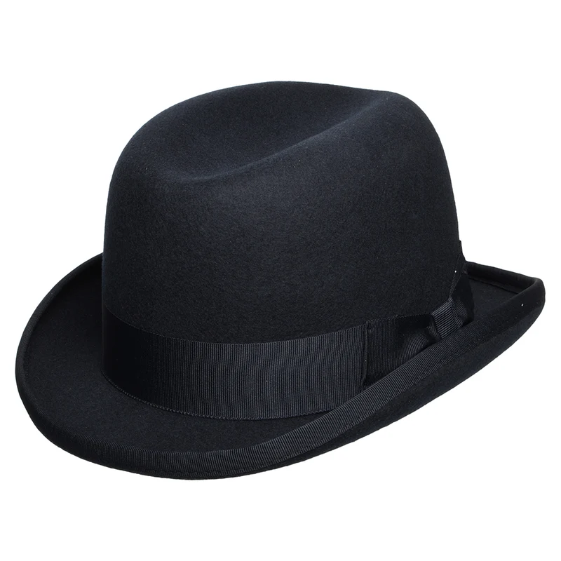 Chapeau Homburg Churchill bleu marine DENTON
